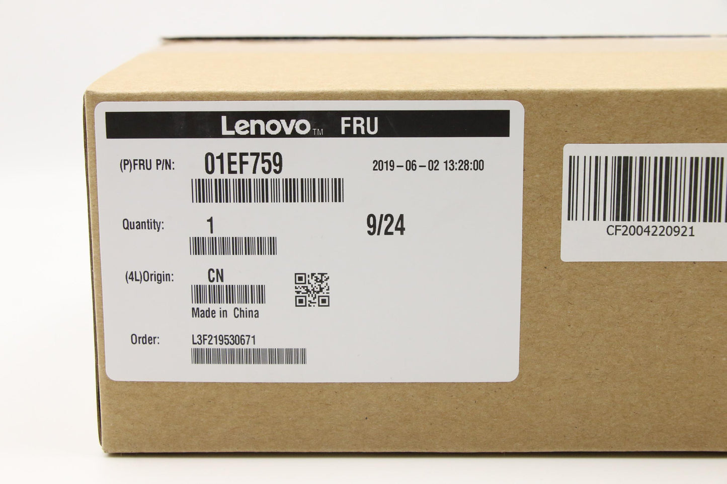 Lenovo (01EF759) 5.25" Flex Module with 9mm Optical Disc Drive (ODD)