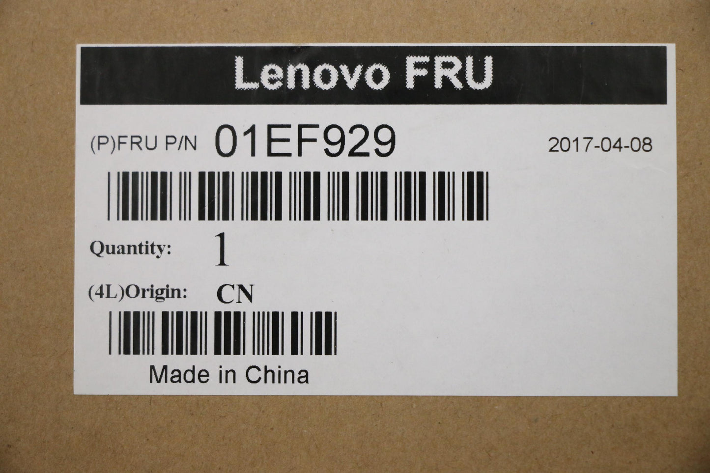 Lenovo Mech Asm Front I/O Bktasm, 8.4 - 01EF929
