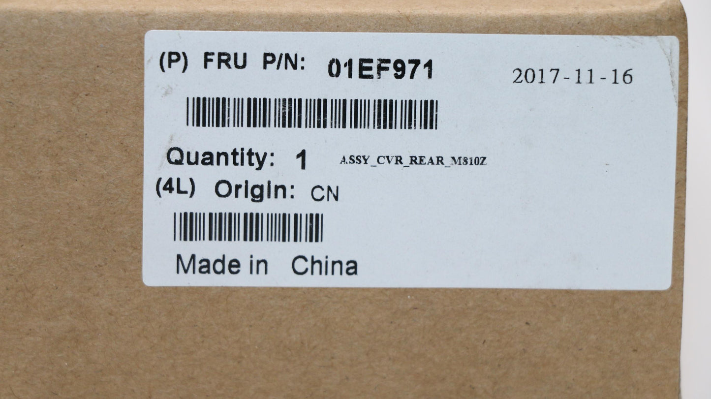 Lenovo Assembly_Cvr_Rear_Macao - 01EF971