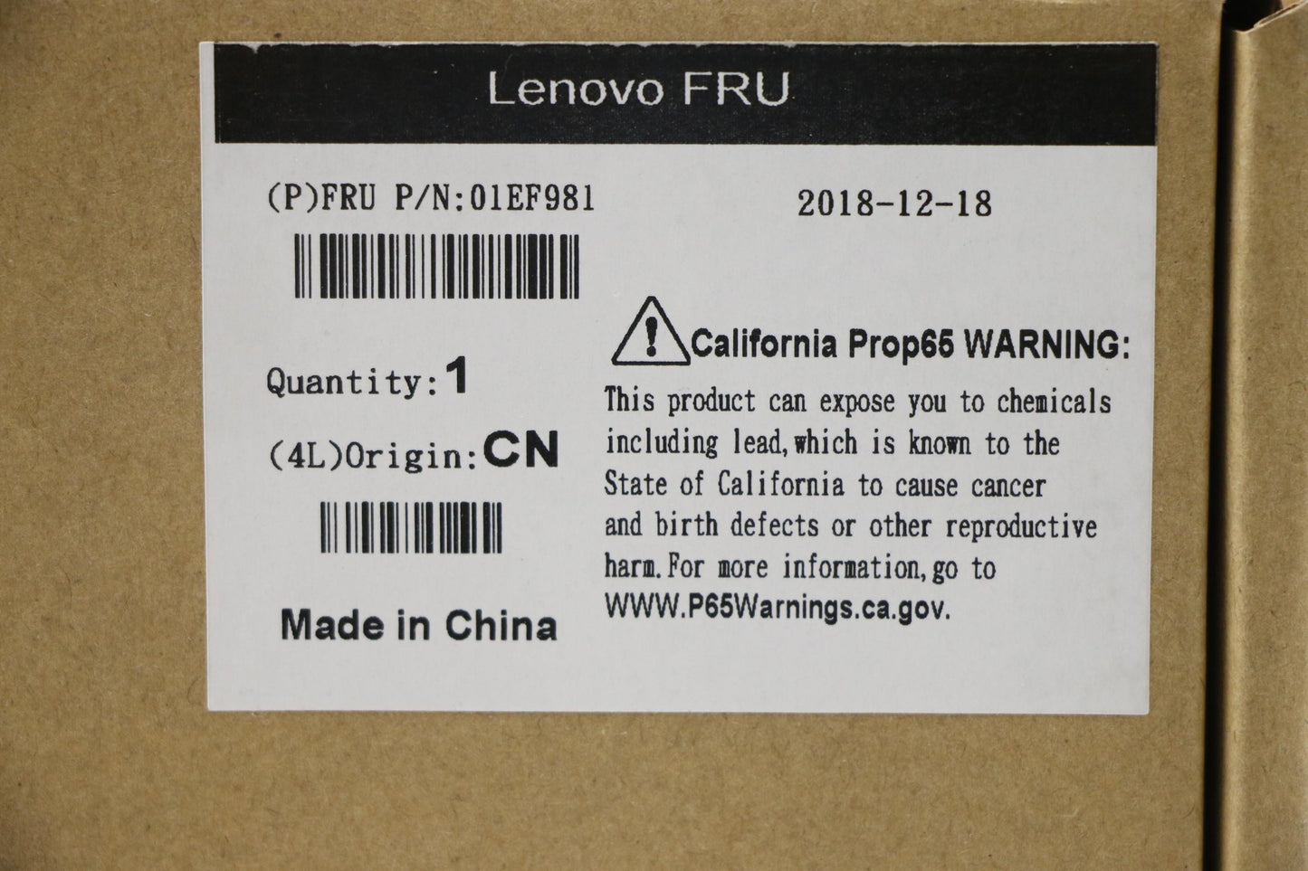 Lenovo (01EF981) HDD Cage with Kit