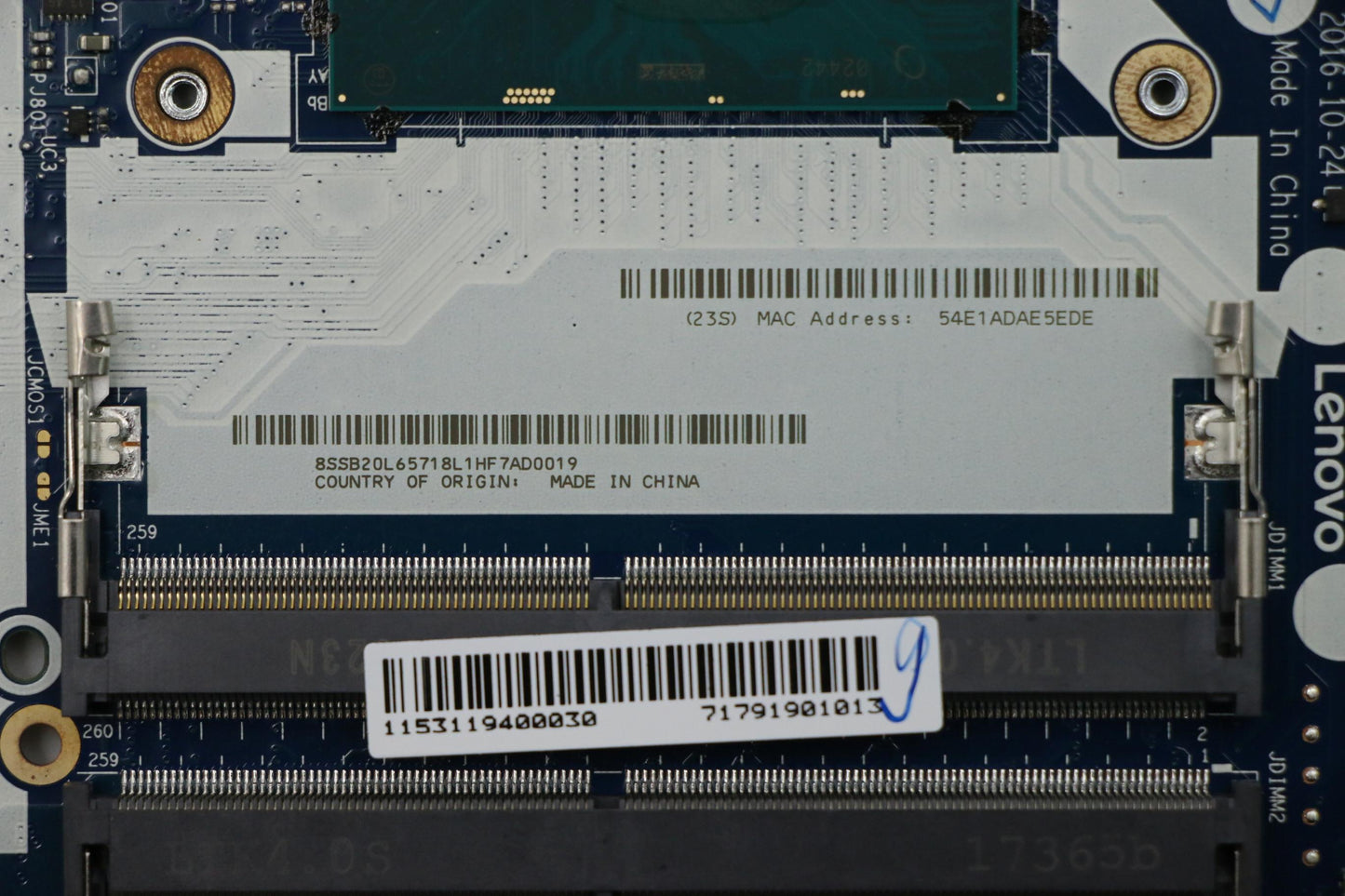 Lenovo Gtr I5 Kabylake Win Y-Tpm(Fw) - 01EN254