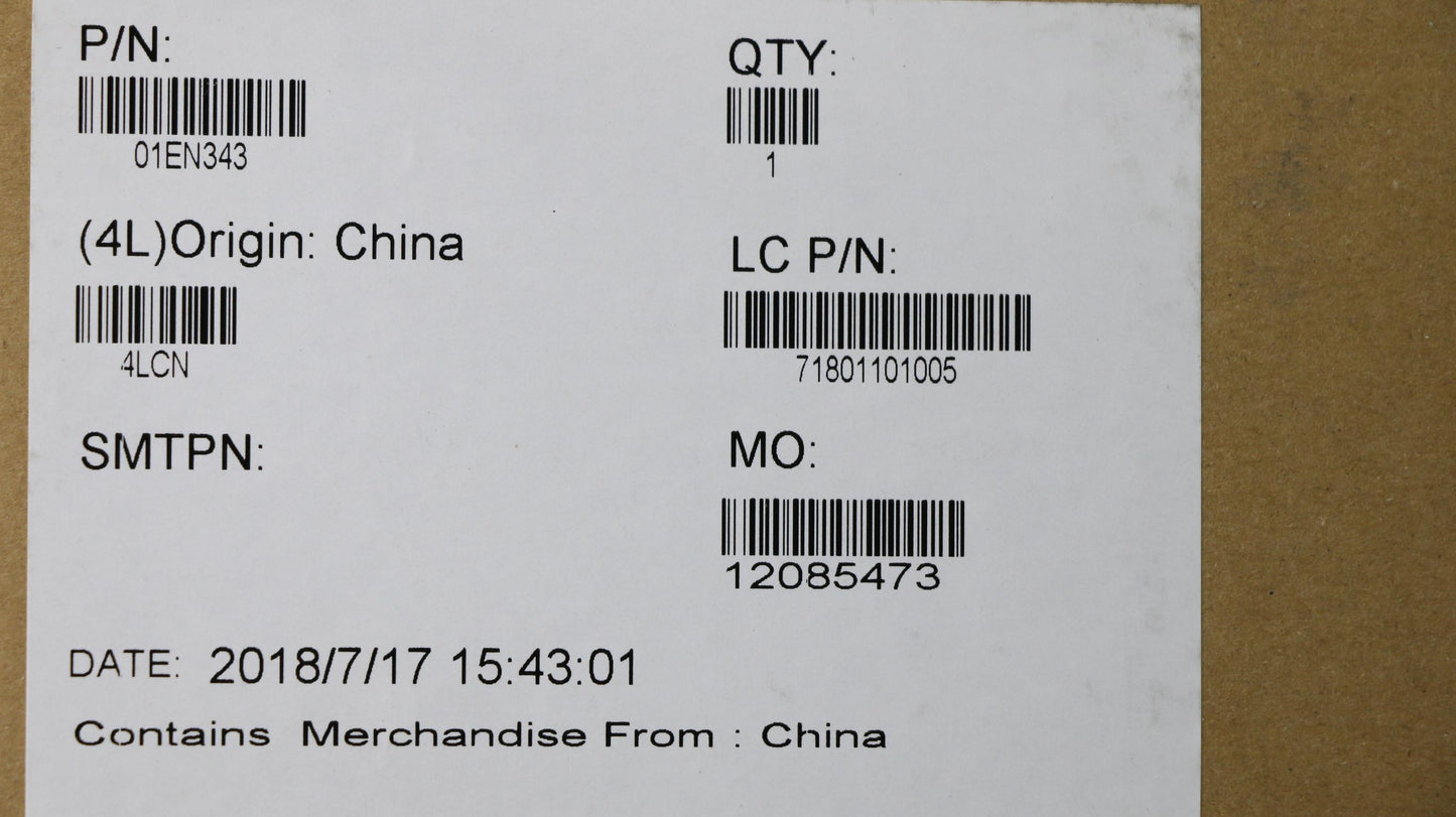 Lenovo Intel Uma W/Fan Avc - 01EN343