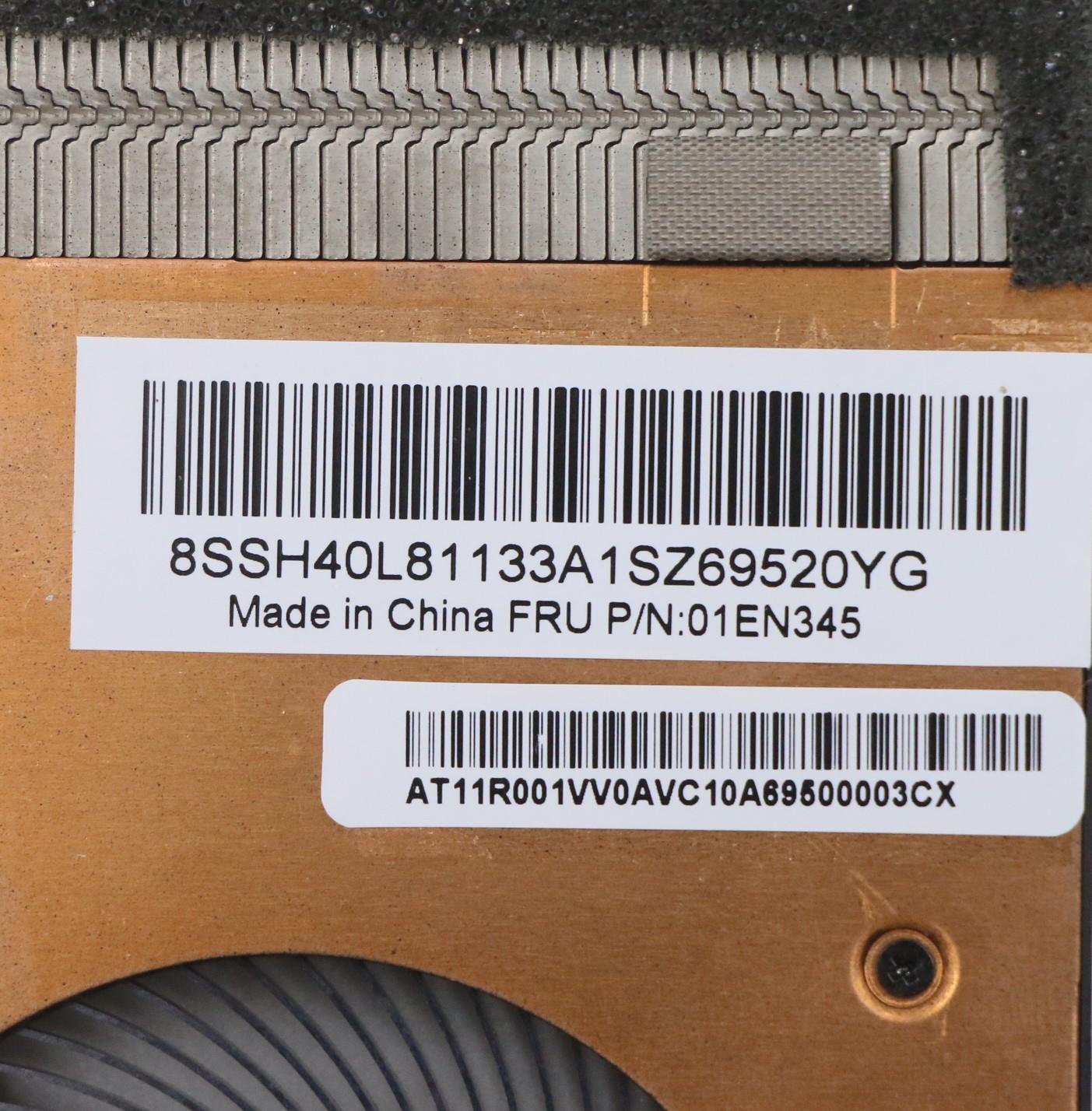 Lenovo Thermal Amd Dis W/Fan Avc - 01EN345