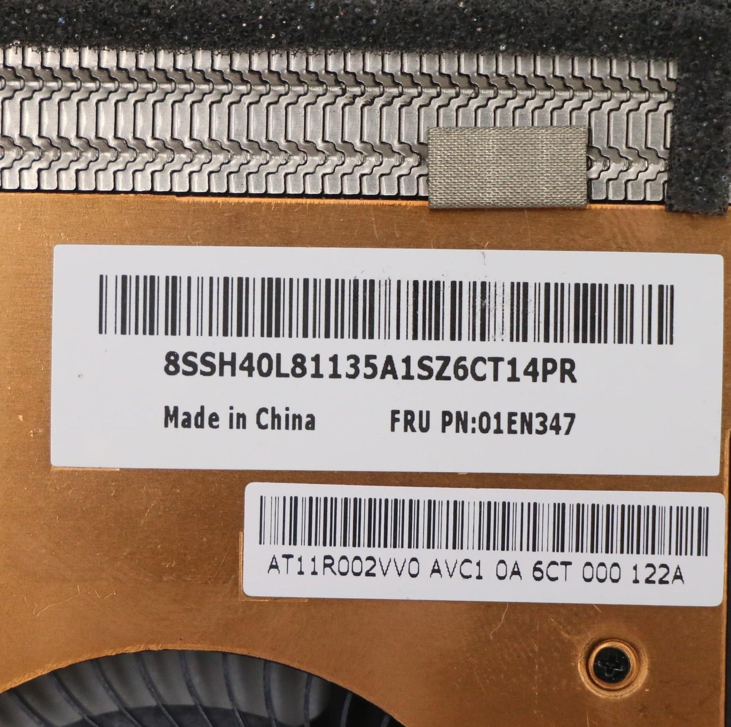 Lenovo Thermal Amd Uma W/Fan Avc - 01EN347