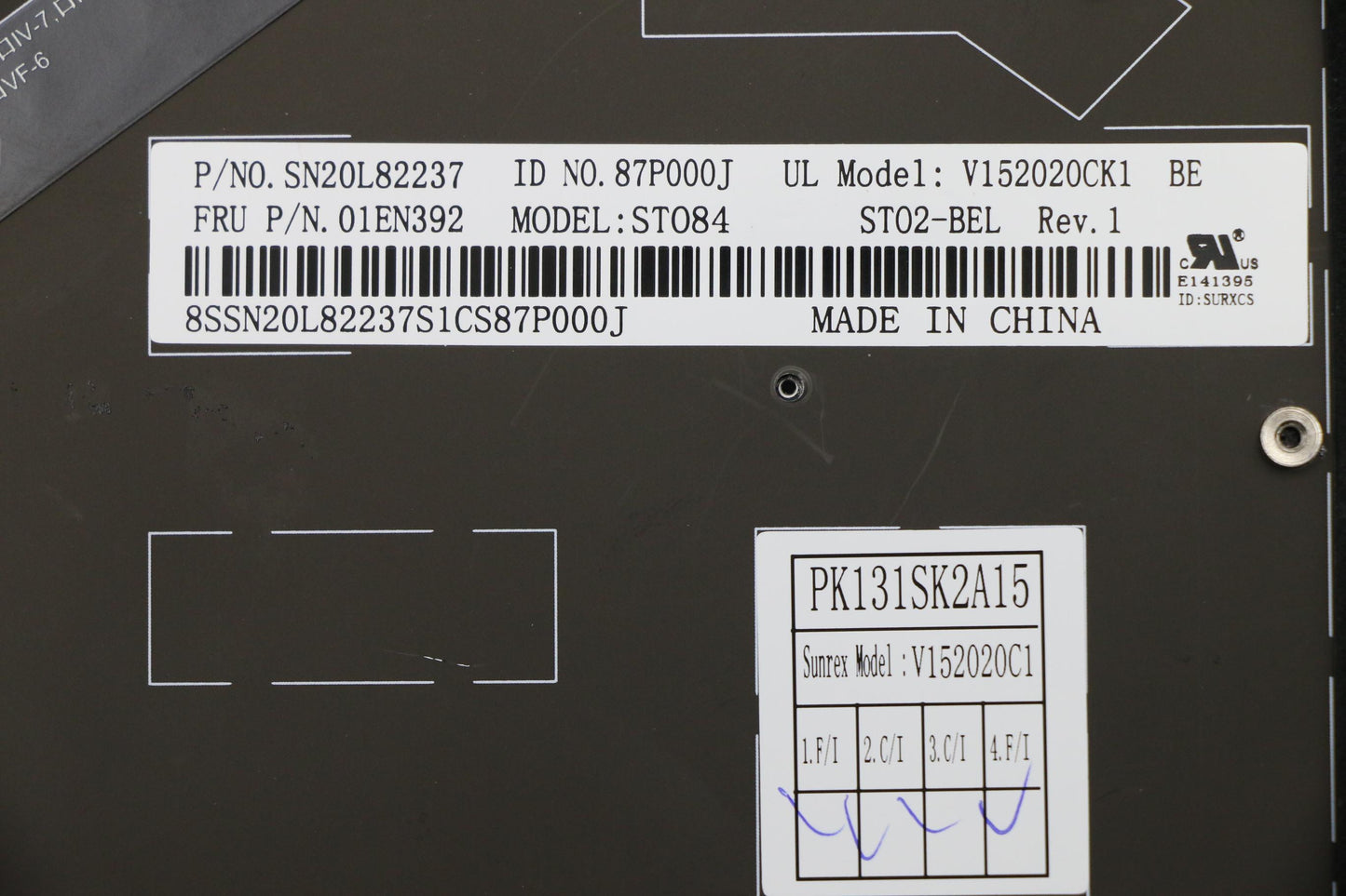 Lenovo Kb Blk Sunrex Belgian - 01EN392