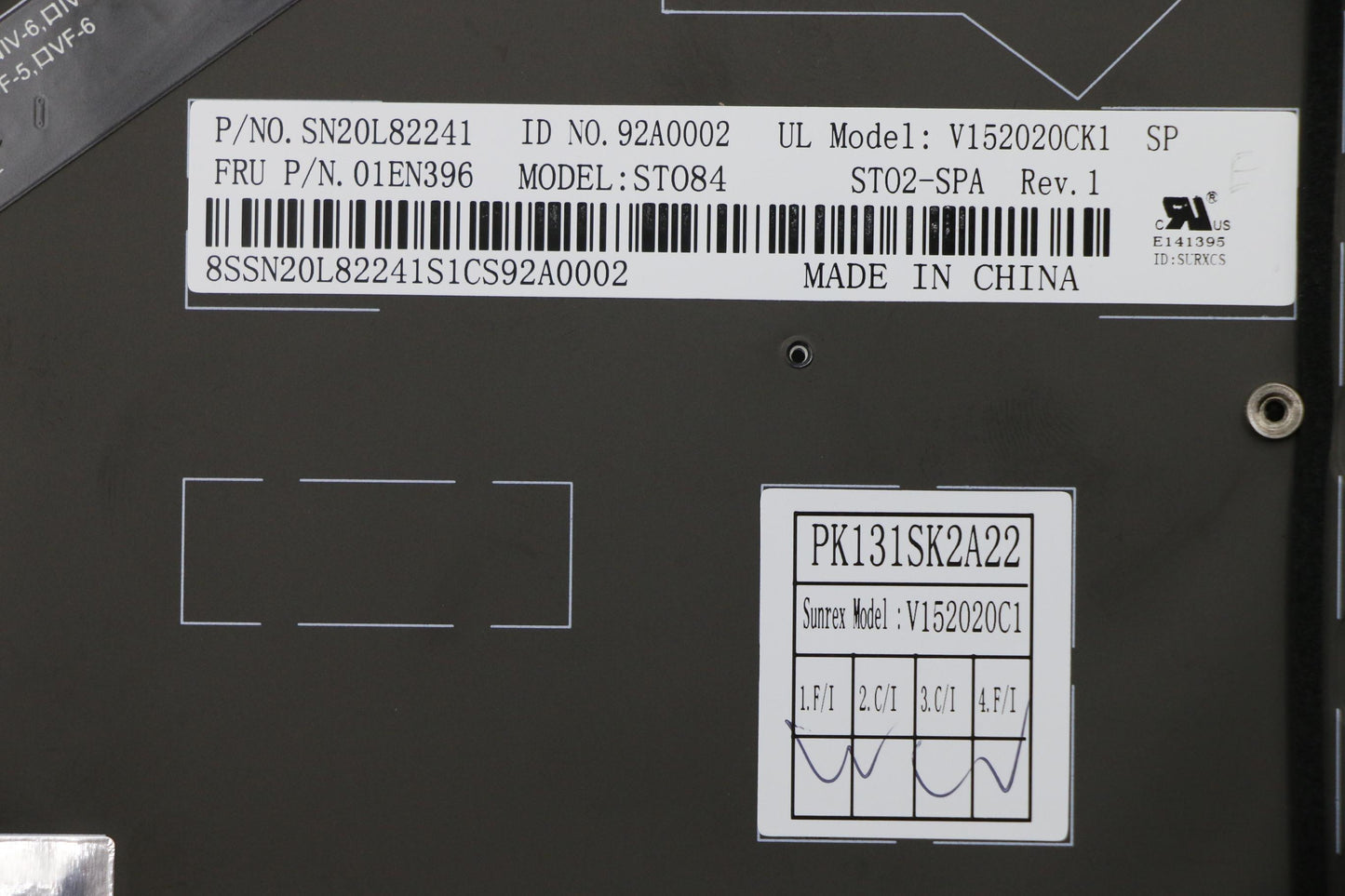 Lenovo Kb Blk Sunrex Spanish - 01EN396