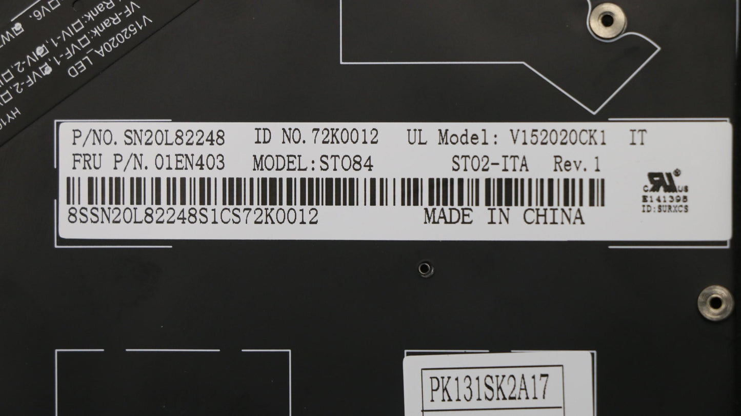 Lenovo Kb Blk Sunrex Italian - 01EN403