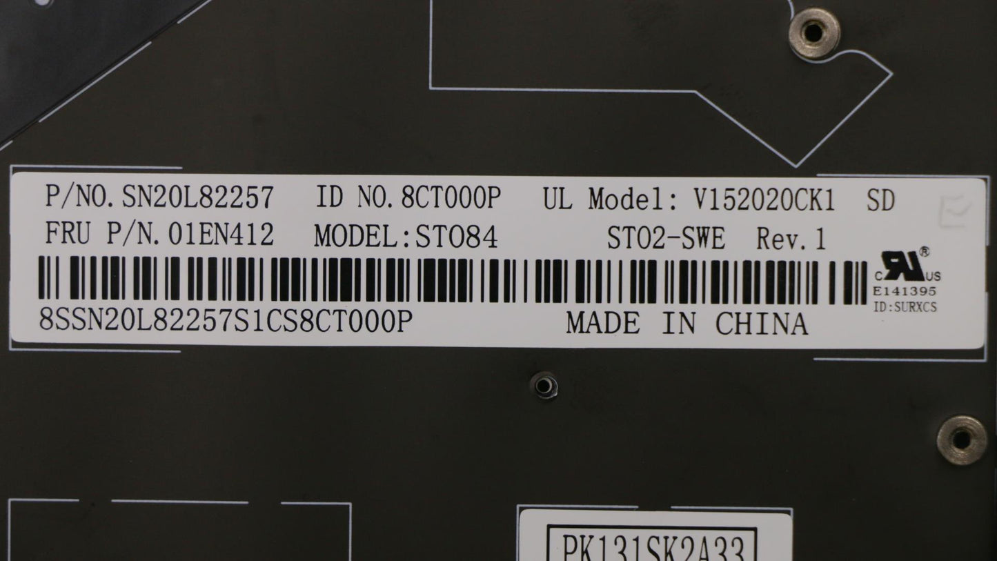Lenovo Kb Blk Sunrex Swedish/Finnish - 01EN412