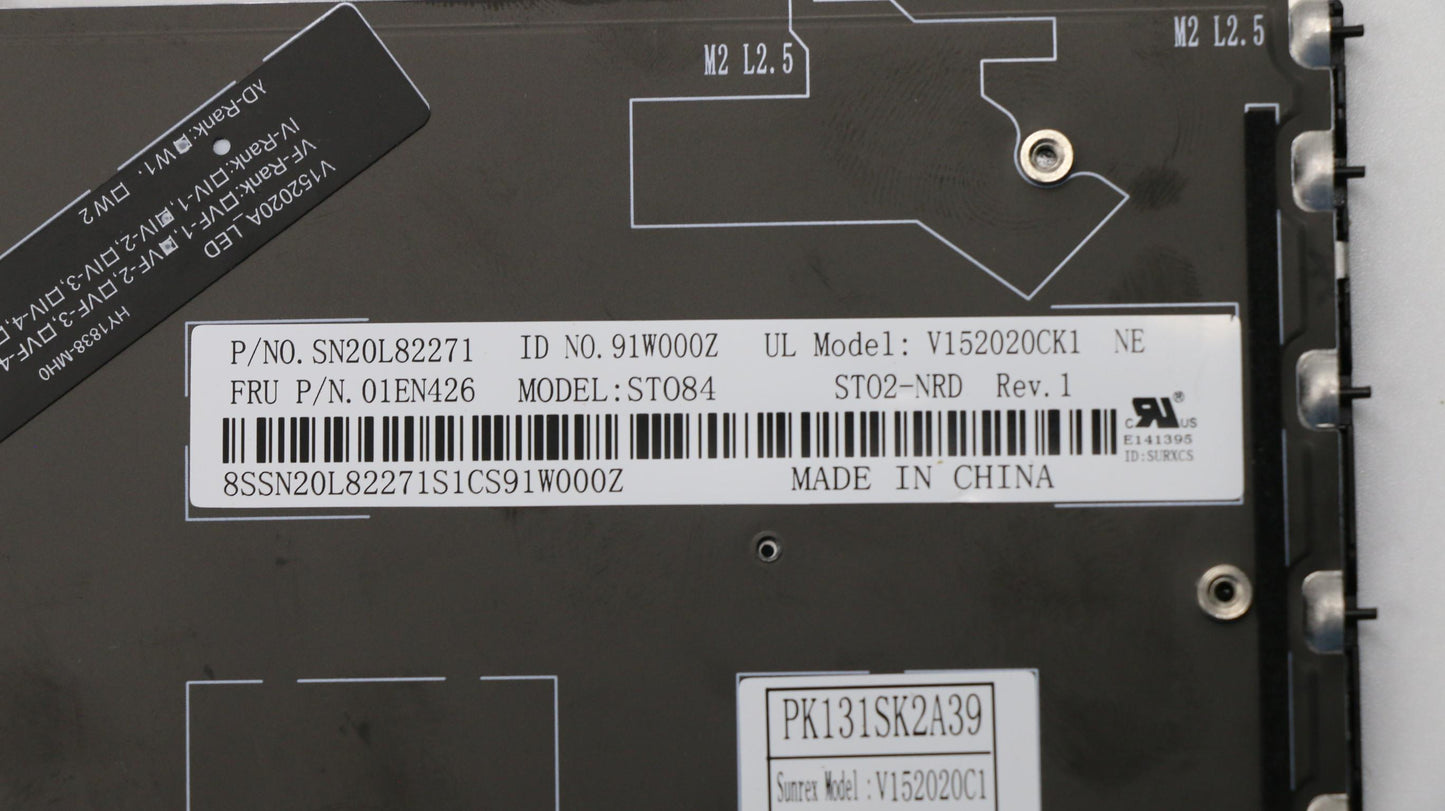 Lenovo Kb Blk Sunrex Nordic - 01EN426