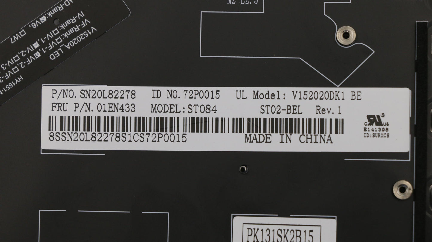 Lenovo Kb Slv Sunrex Belgian - 01EN433