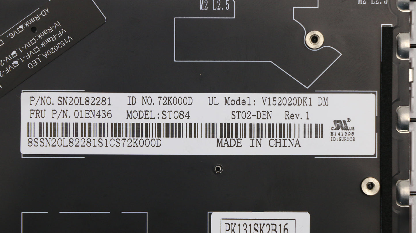 Lenovo Kb Slv Sunrex Danish - 01EN436
