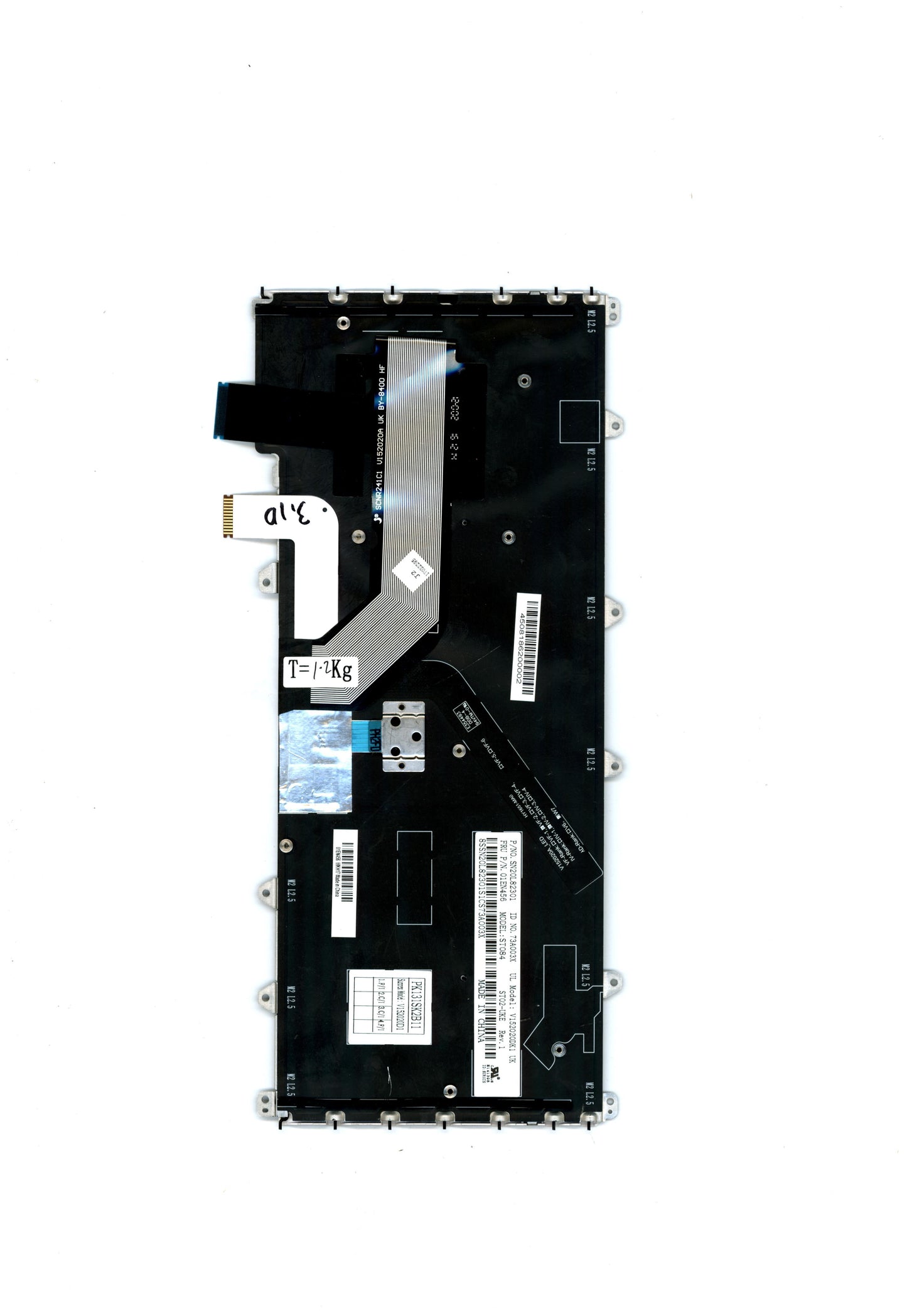 Lenovo Kb Slv Sunrex Uk English - 01EN456