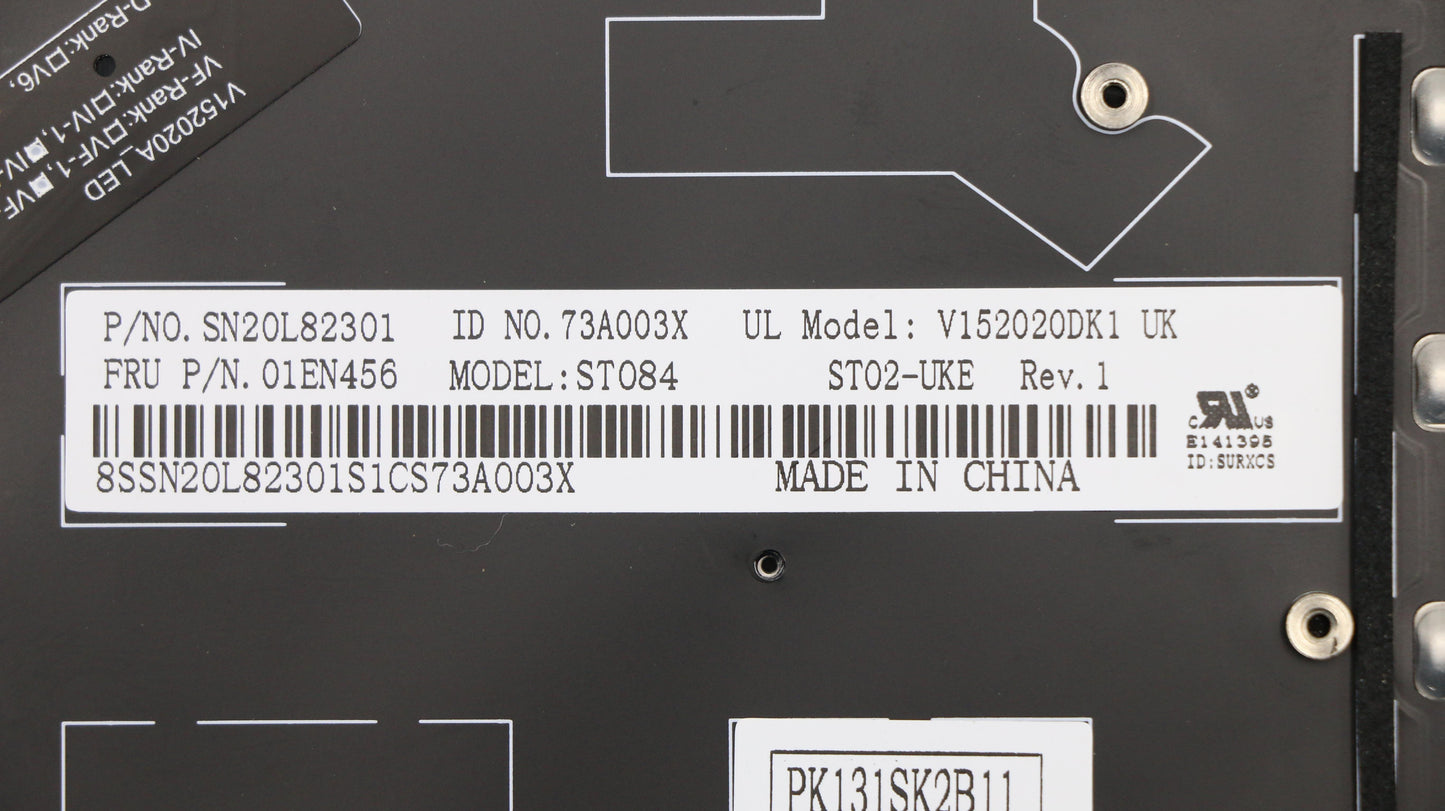 Lenovo Kb Slv Sunrex Uk English - 01EN456
