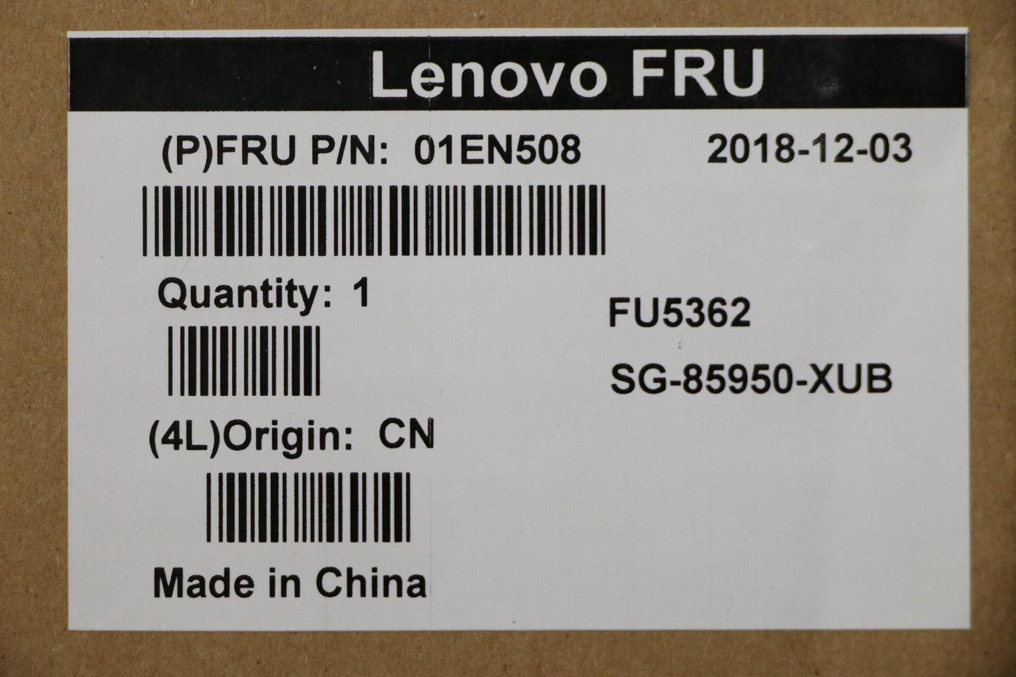 Lenovo Kbd Us Ltn - 01EN508