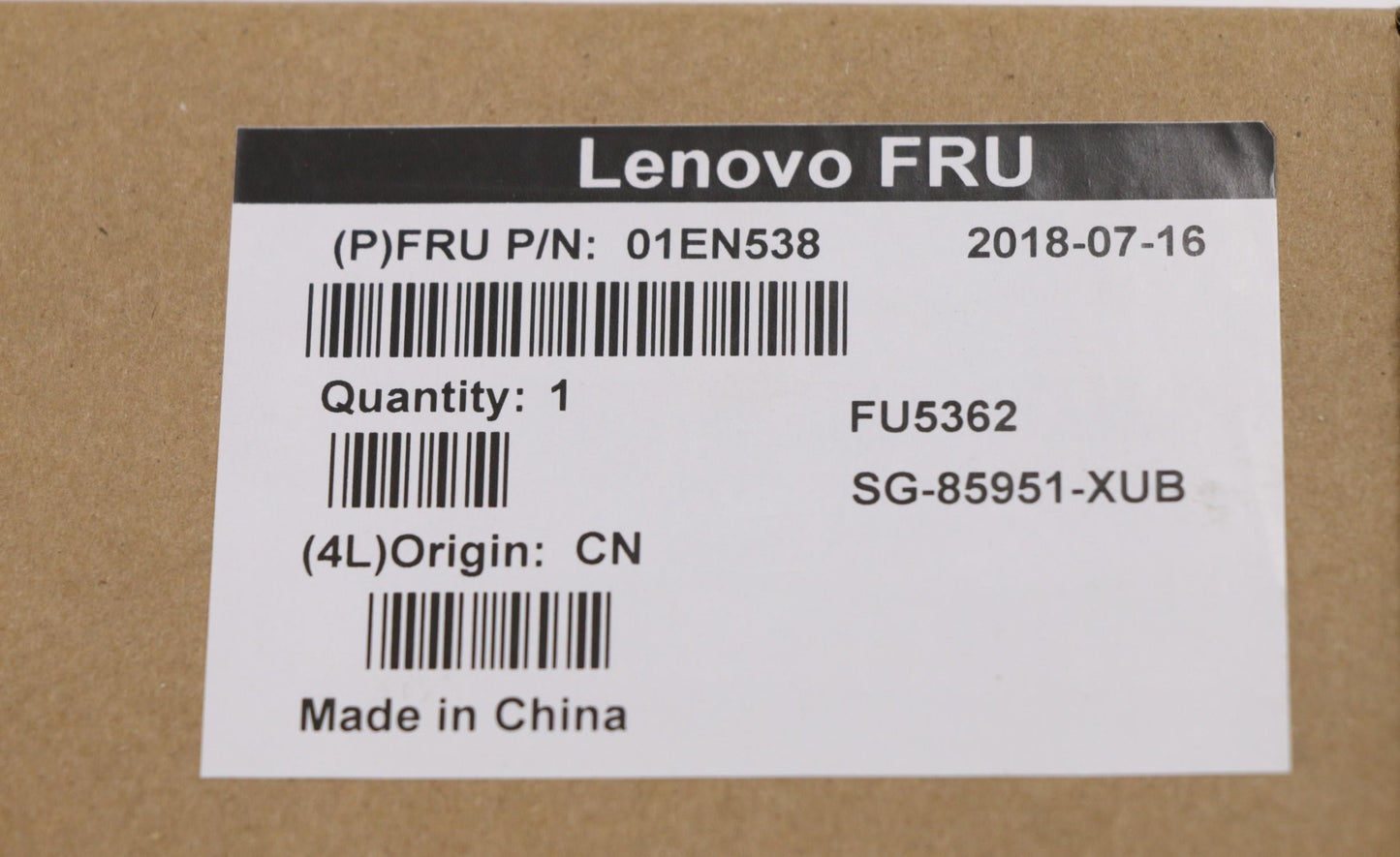 Lenovo Kbd Usi Ltn - 01EN538