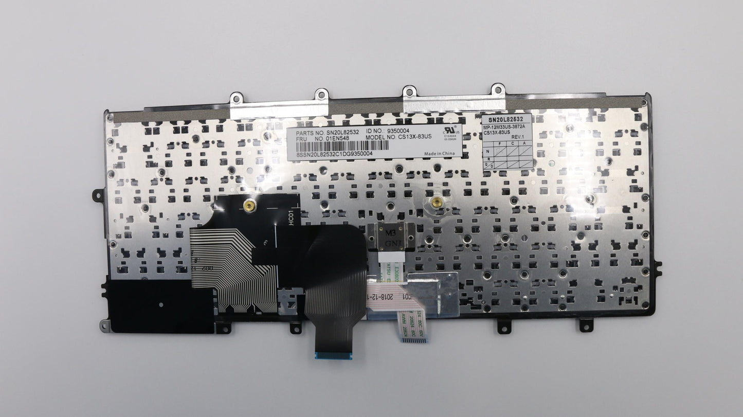 Lenovo (01EN548) Internal Keyboard, USA English Layout, Non-Backlit