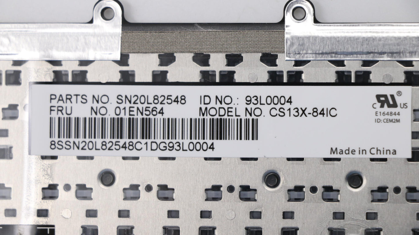 Lenovo Nb Keyboard Keyboard N/Bl Chy - 01EN564