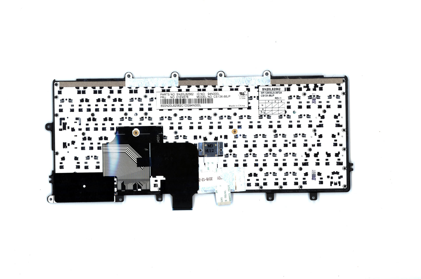Lenovo Keyboard N/Bl Chy Japanese - 01EN578