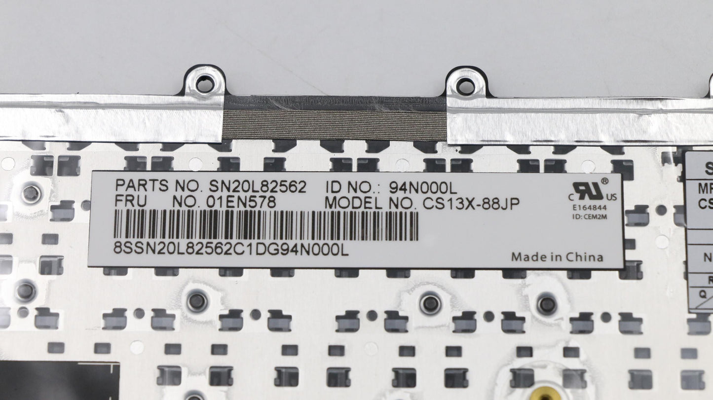Lenovo Keyboard N/Bl Chy Japanese - 01EN578