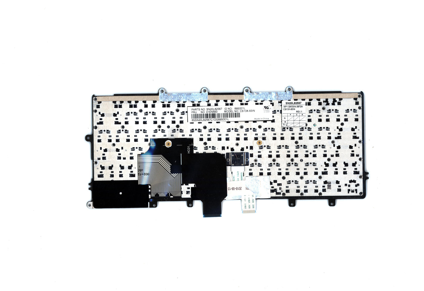 Lenovo Nb Keyboard Keyboard N/Bl Chy - 01EN583