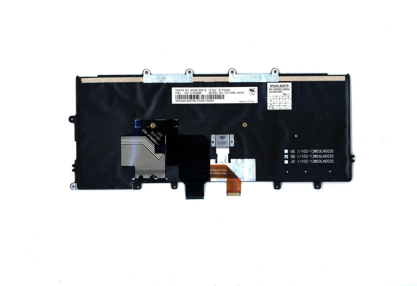 Lenovo Nb Keyboard Keyboard Bl Chy Da - 01EN595