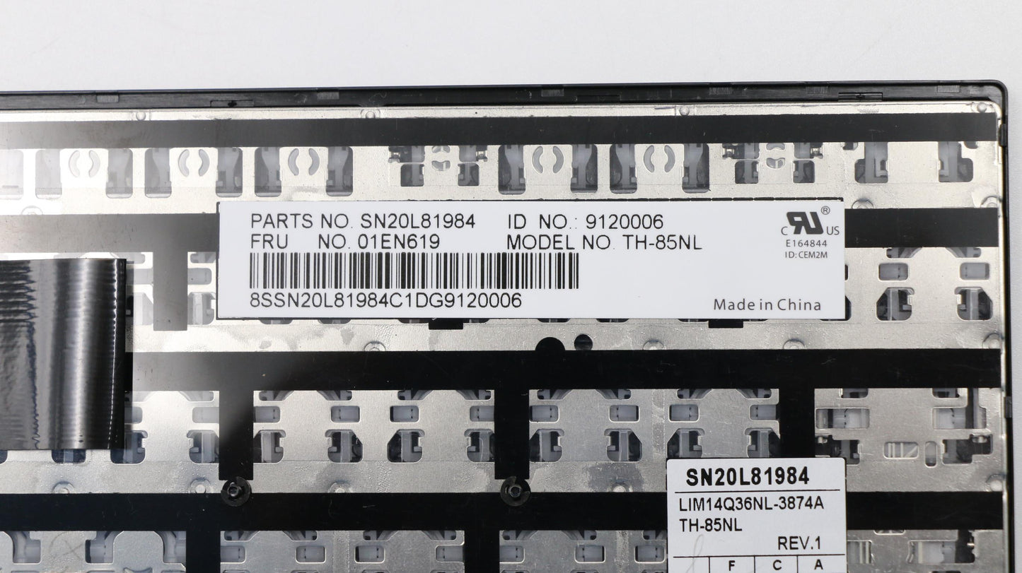 Lenovo Ps9 Kb(Holland) 84, Cny, Blk S - 01EN619