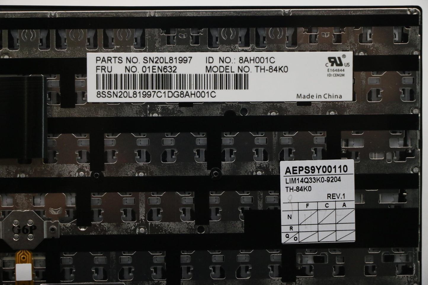 Lenovo Ps9 Kb(Korea) 83, Cny, Blk Sp - 01EN632