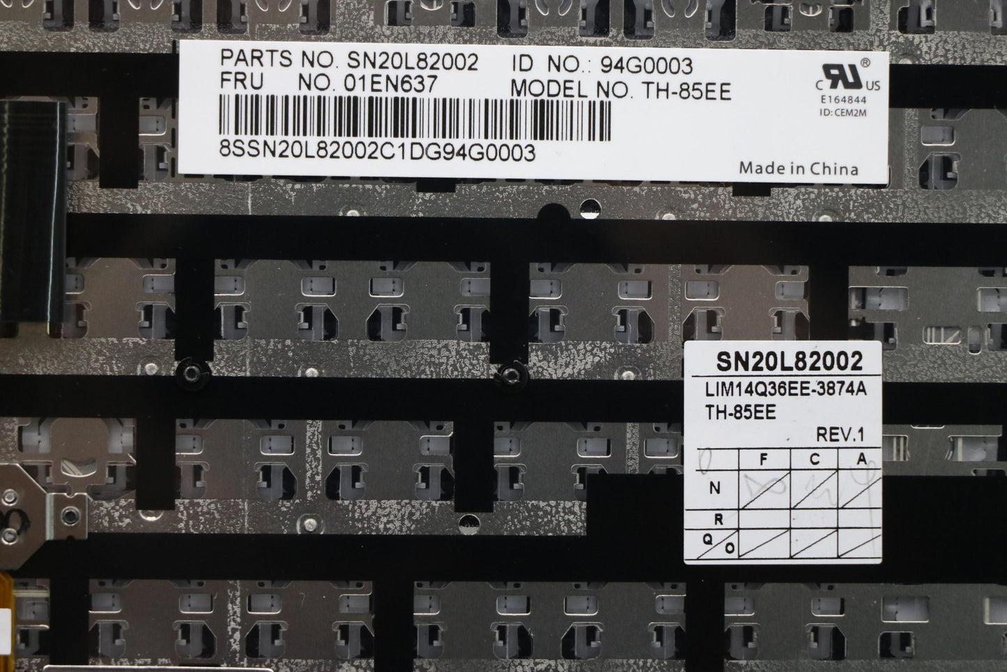 Lenovo Ps9 Kb(Estonia) 84, Cny, Blk S - 01EN637