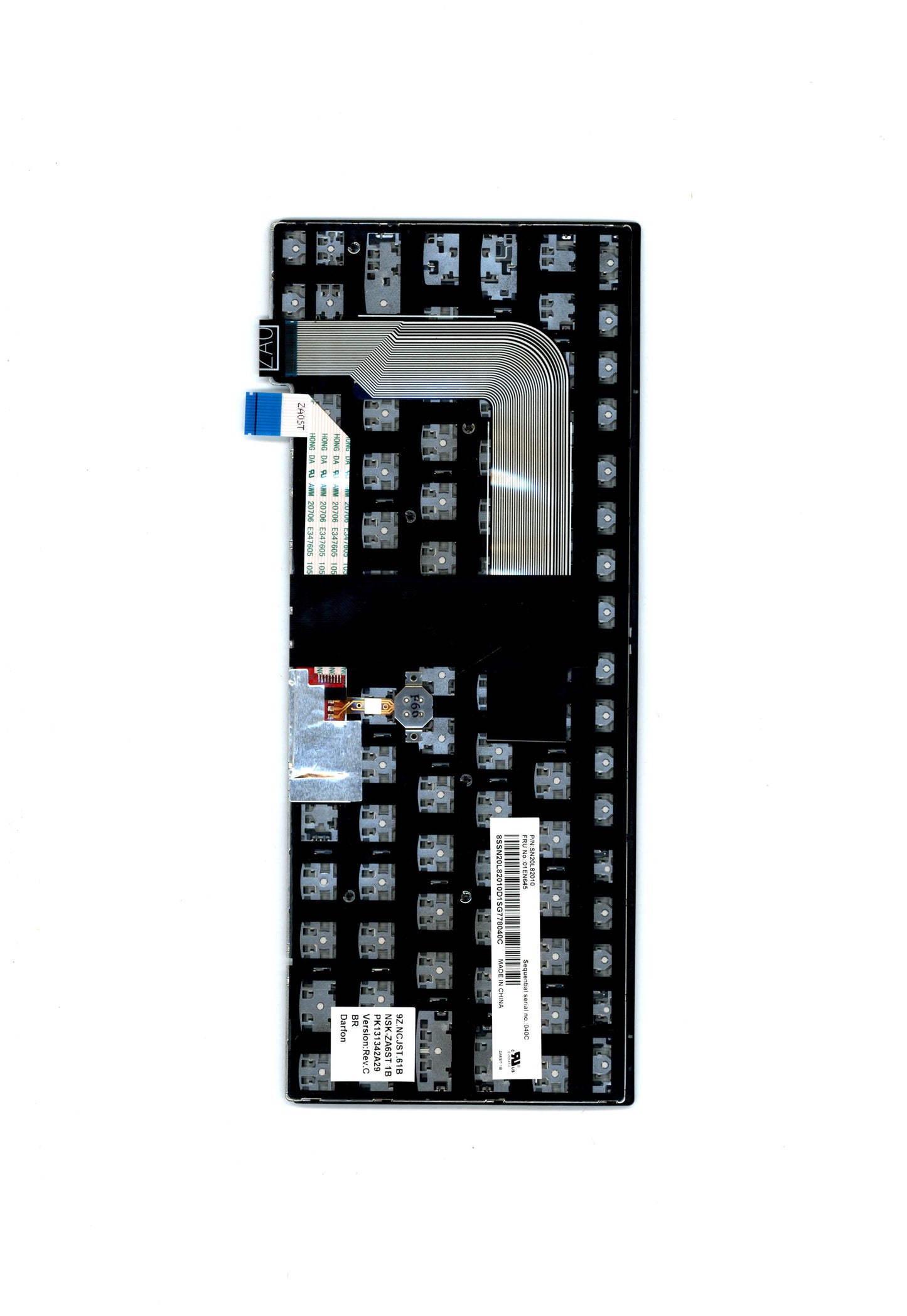 Lenovo Nb Keyboard Thorpe2 Keyboard, - 01EN645