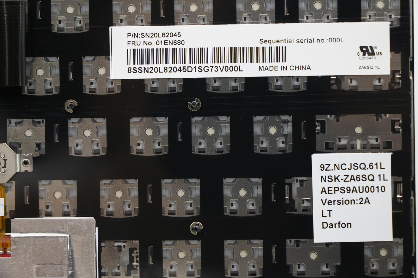 Lenovo Ps9 Kb((Lithuania) 83, Api, Bl - 01EN680