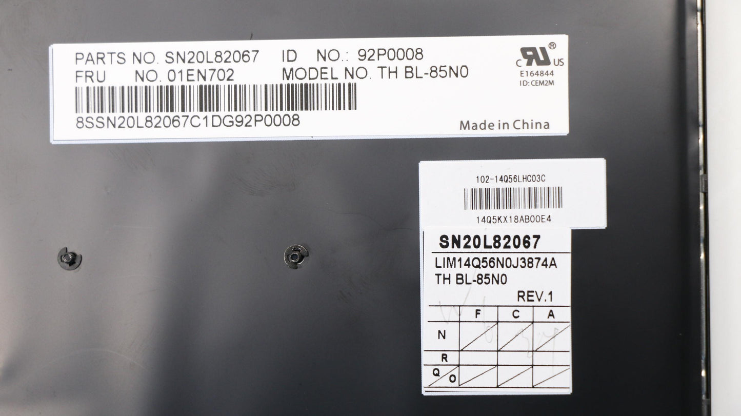 Lenovo Thorpe2 Kbd,No,Chy Bl - 01EN702