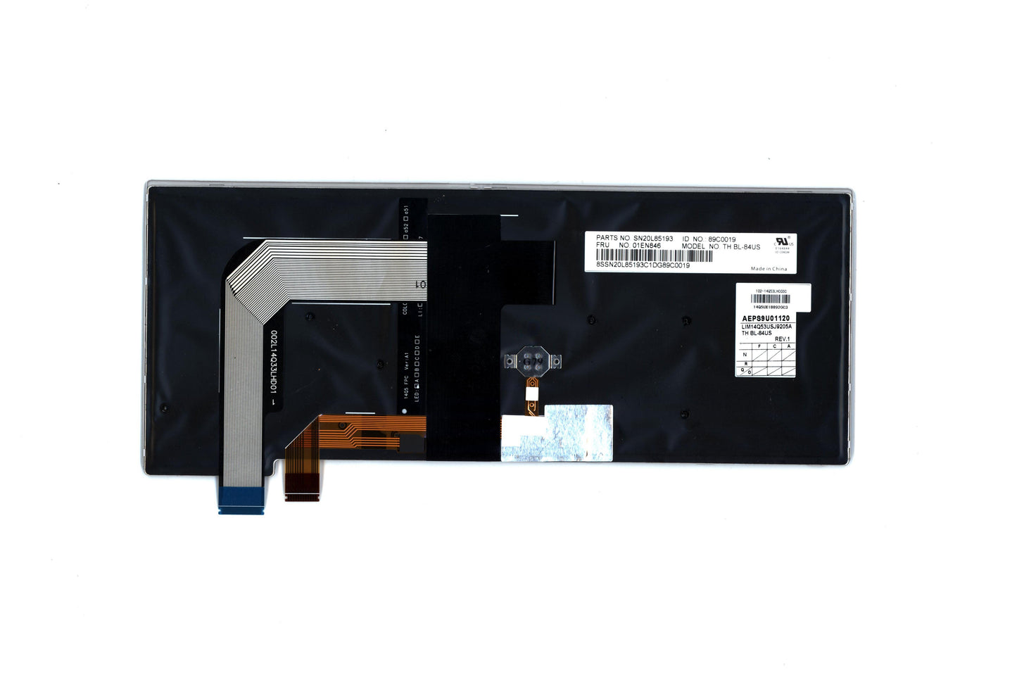 Lenovo Bell2 Slv Kbd,Us,Chy Bl - 01EN846