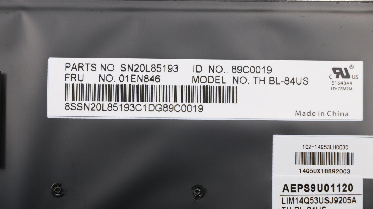 Lenovo Bell2 Slv Kbd,Us,Chy Bl - 01EN846