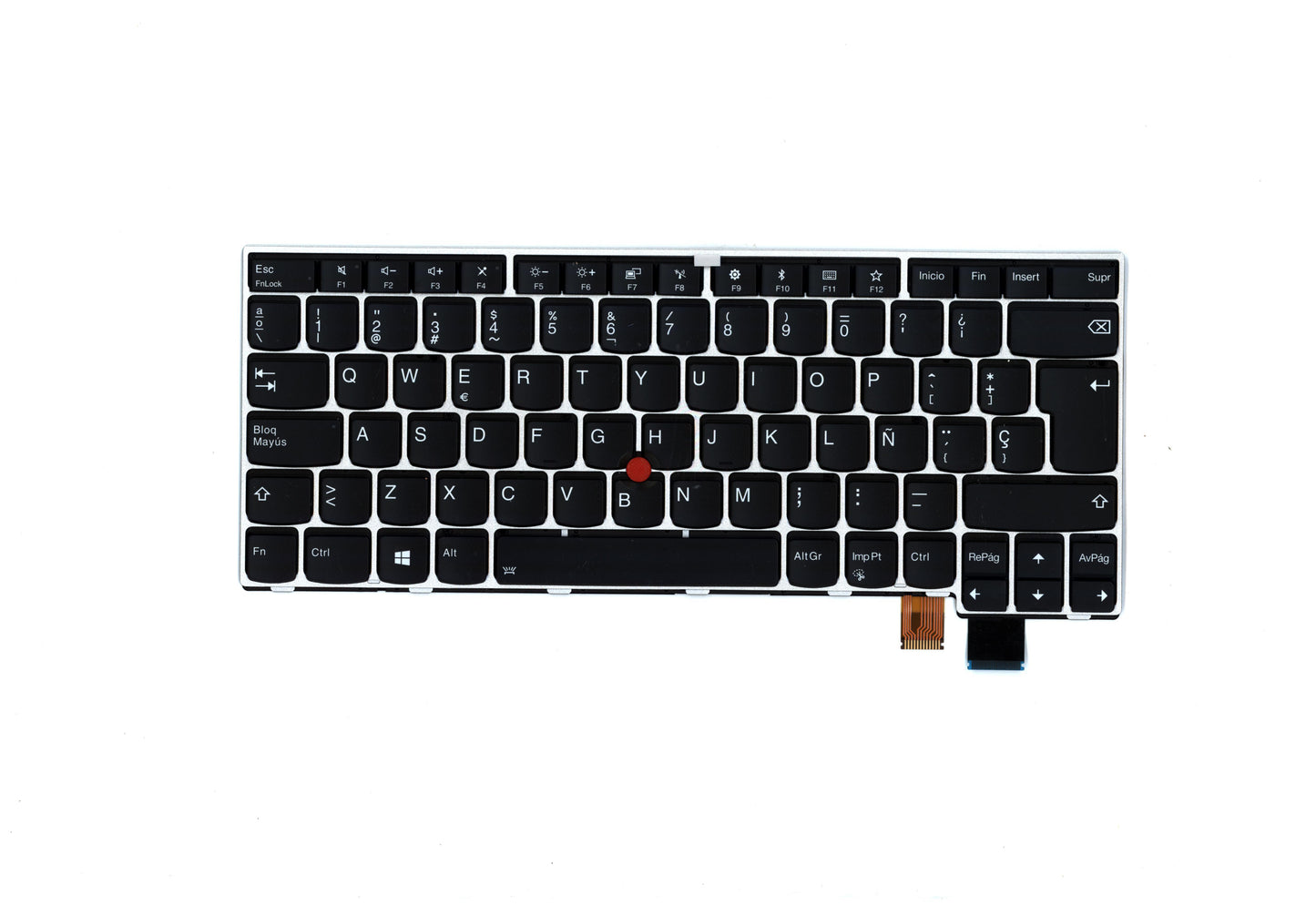 Lenovo Bell2 Slv Kbd,Es,Chy Bl - 01EN856