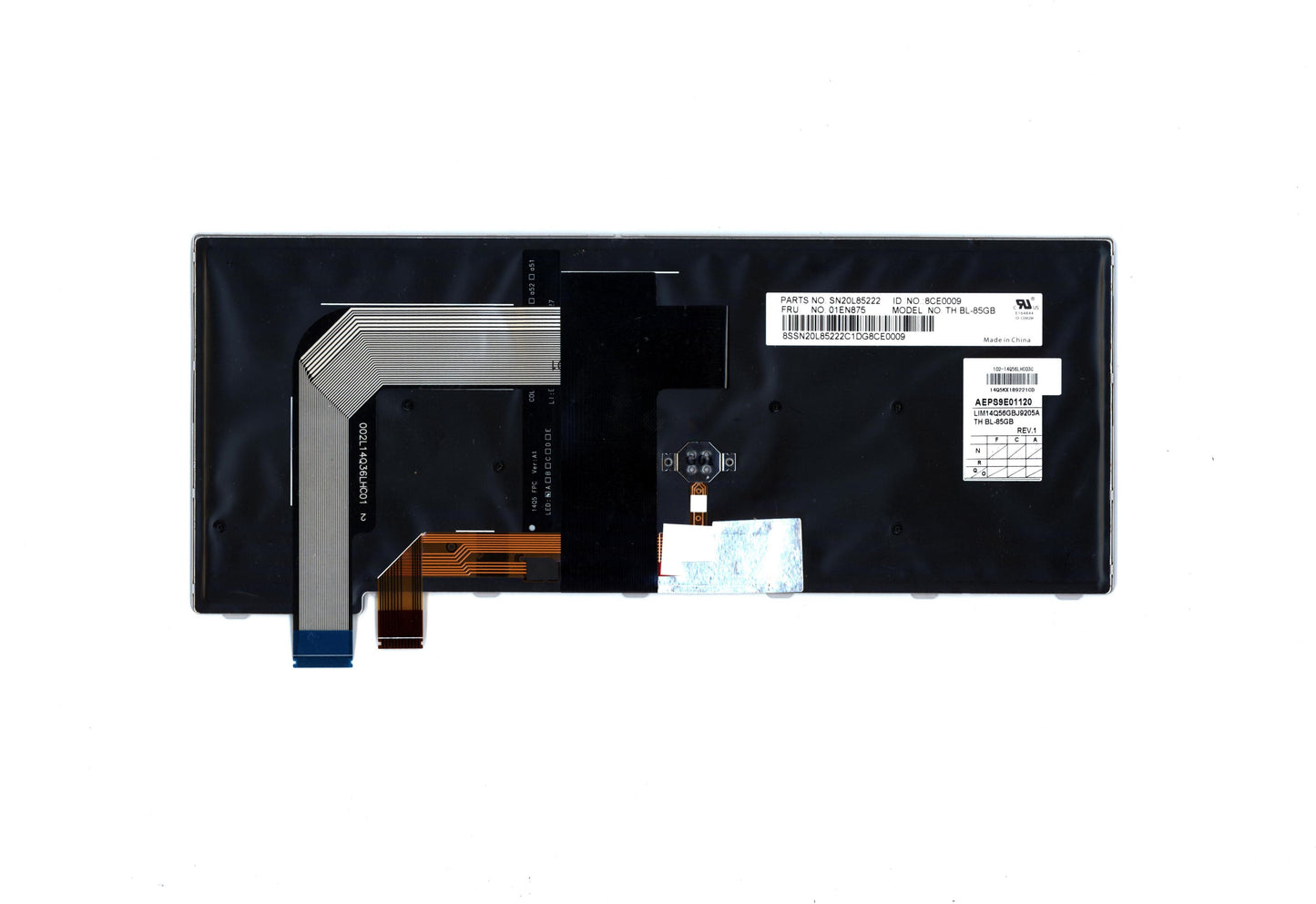 Lenovo Bell2 Slv Kbd,Gb,Chy Bl - 01EN875