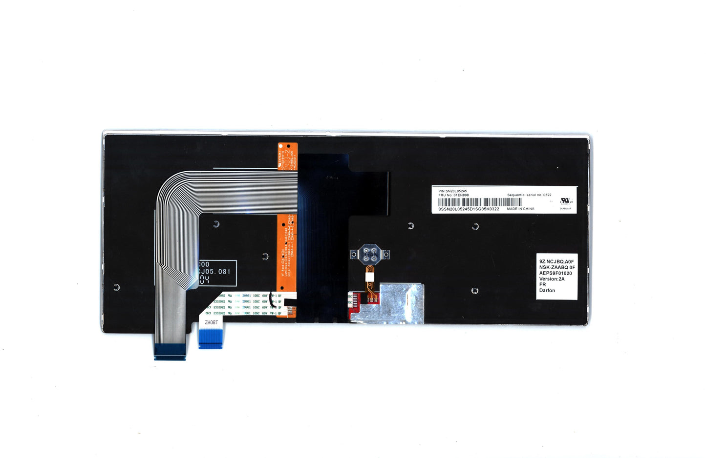Lenovo Bell2 Slv Kbd,Fr,Dfn Bl - 01EN898