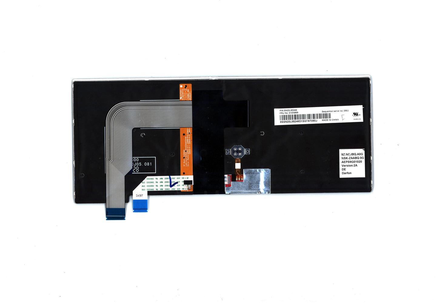 Lenovo Bell2 Slv Kbd,De,Dfn Bl - 01EN899