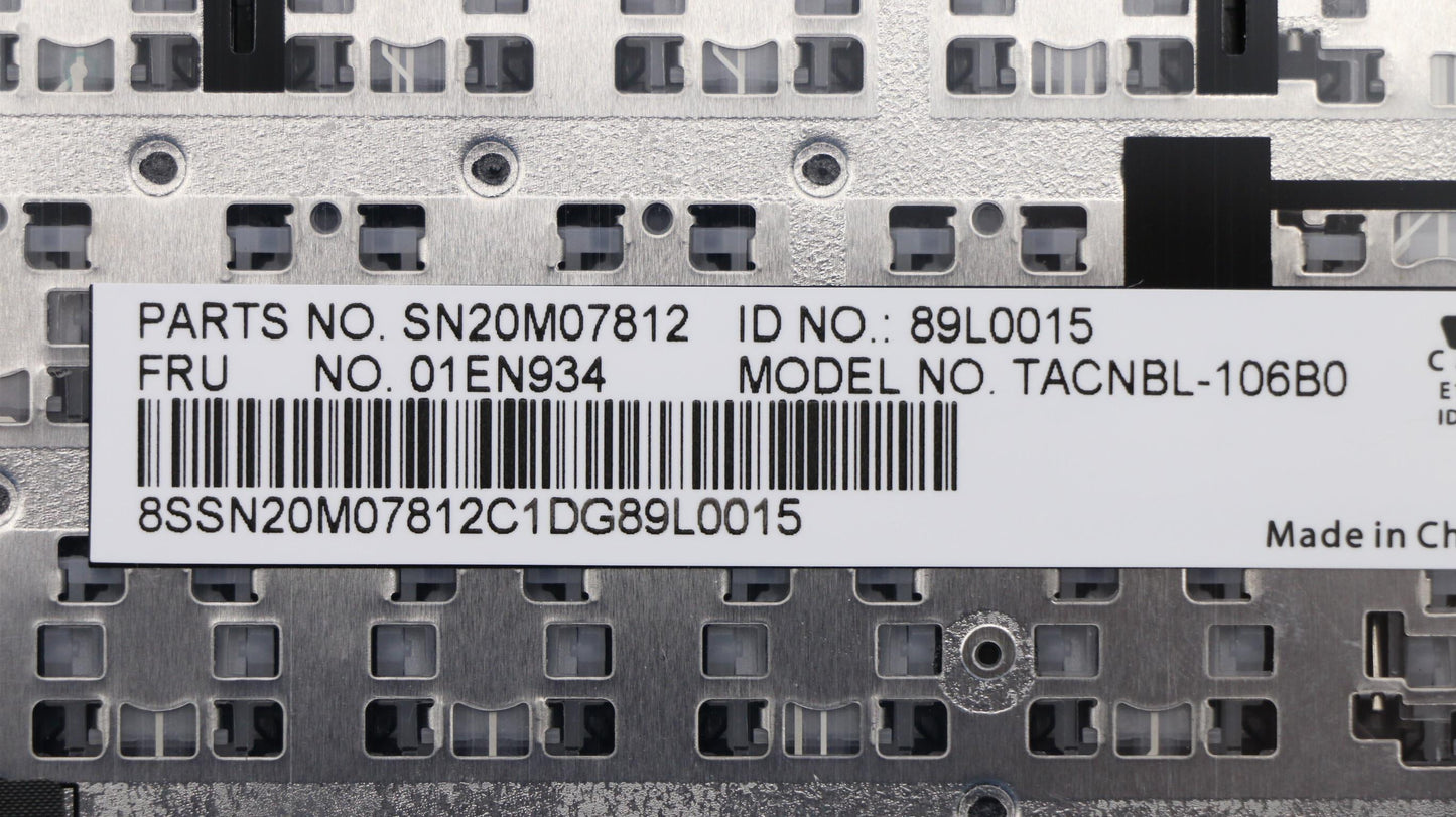 Lenovo Kb Lim16C96B0-442 Be Lts-1 Nbl - 01EN934