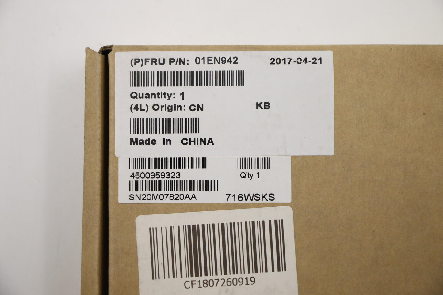 Lenovo Kb Lim16C93Hb-442 Il Lts-1 Nbl - 01EN942
