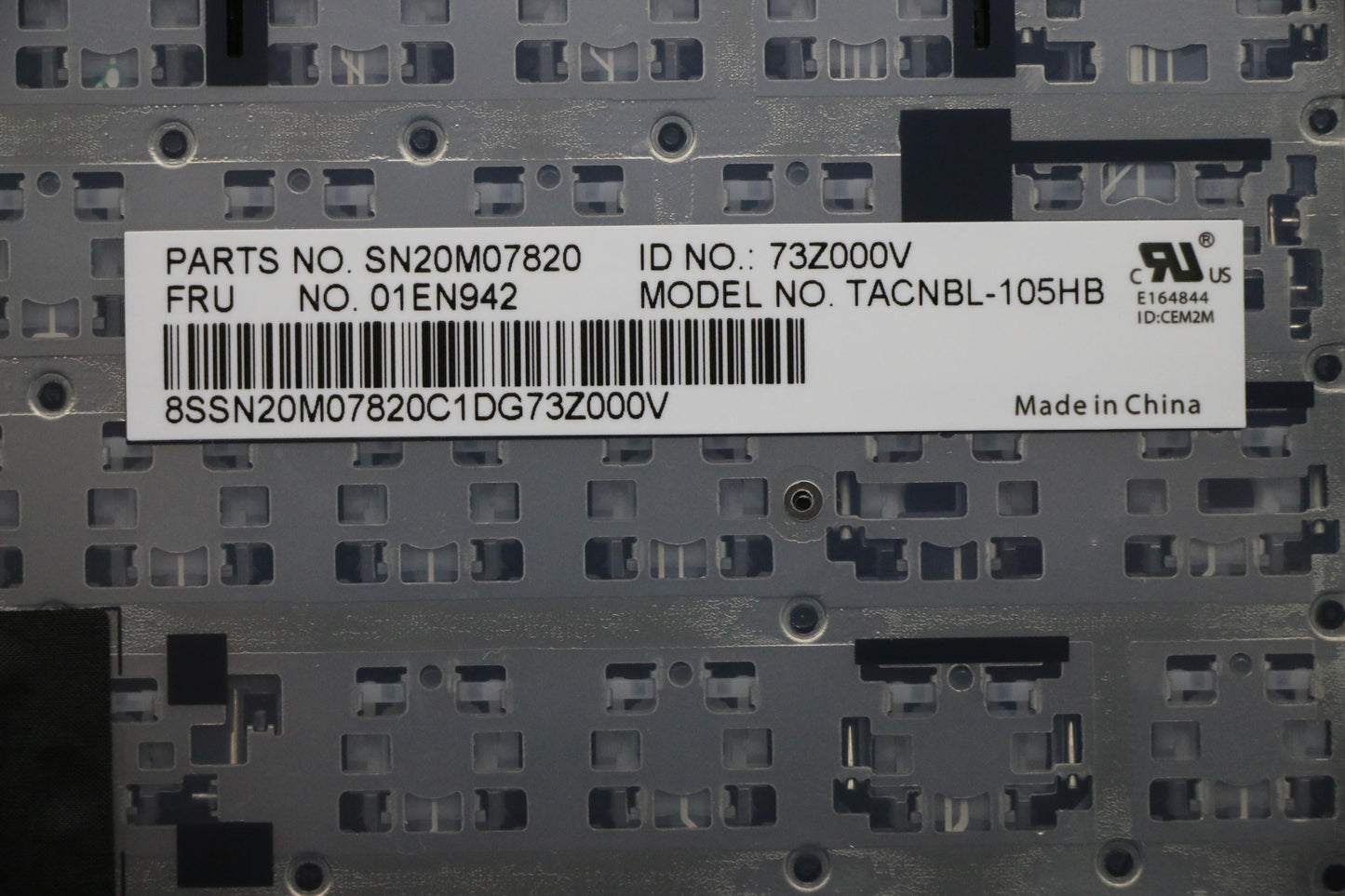 Lenovo Kb Lim16C93Hb-442 Il Lts-1 Nbl - 01EN942