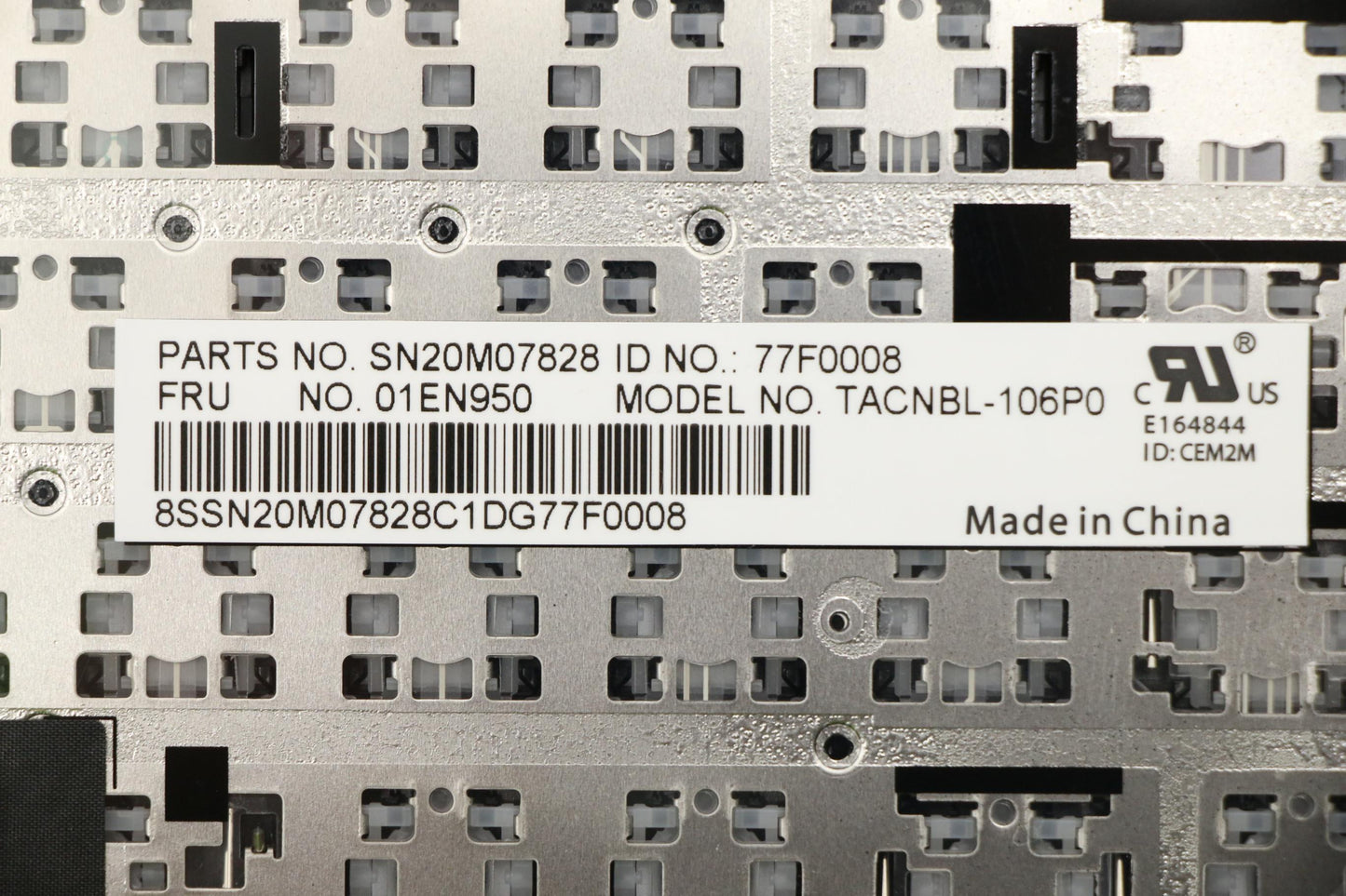 Lenovo Kb Lim16C96P0-442 Pt Lts-1 Nbl - 01EN950