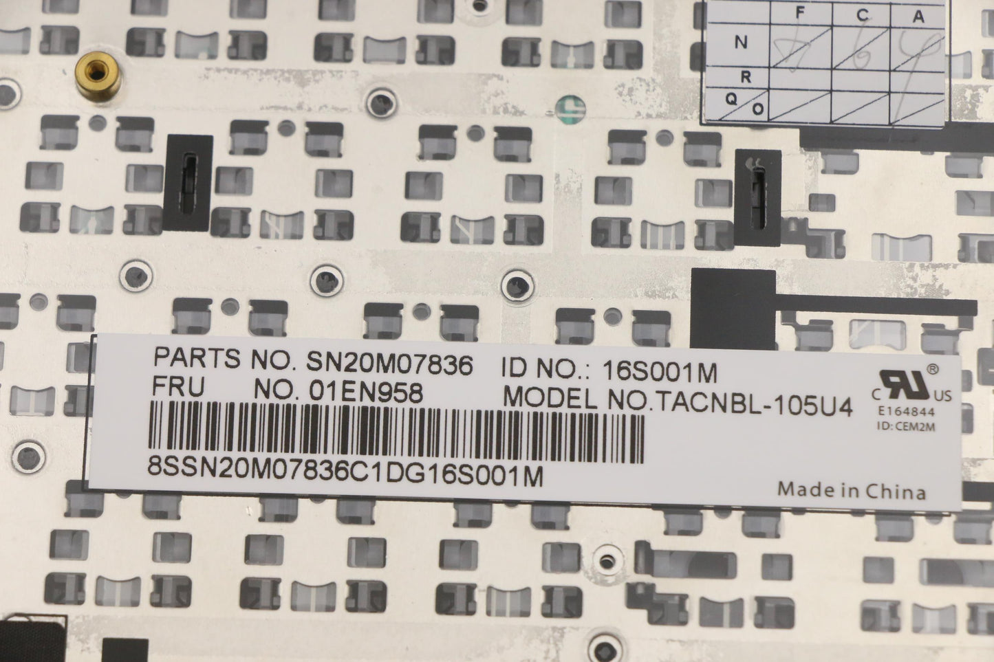 Lenovo Kb Lim16C93U4-442 Usi Lts-1 Nb - 01EN958