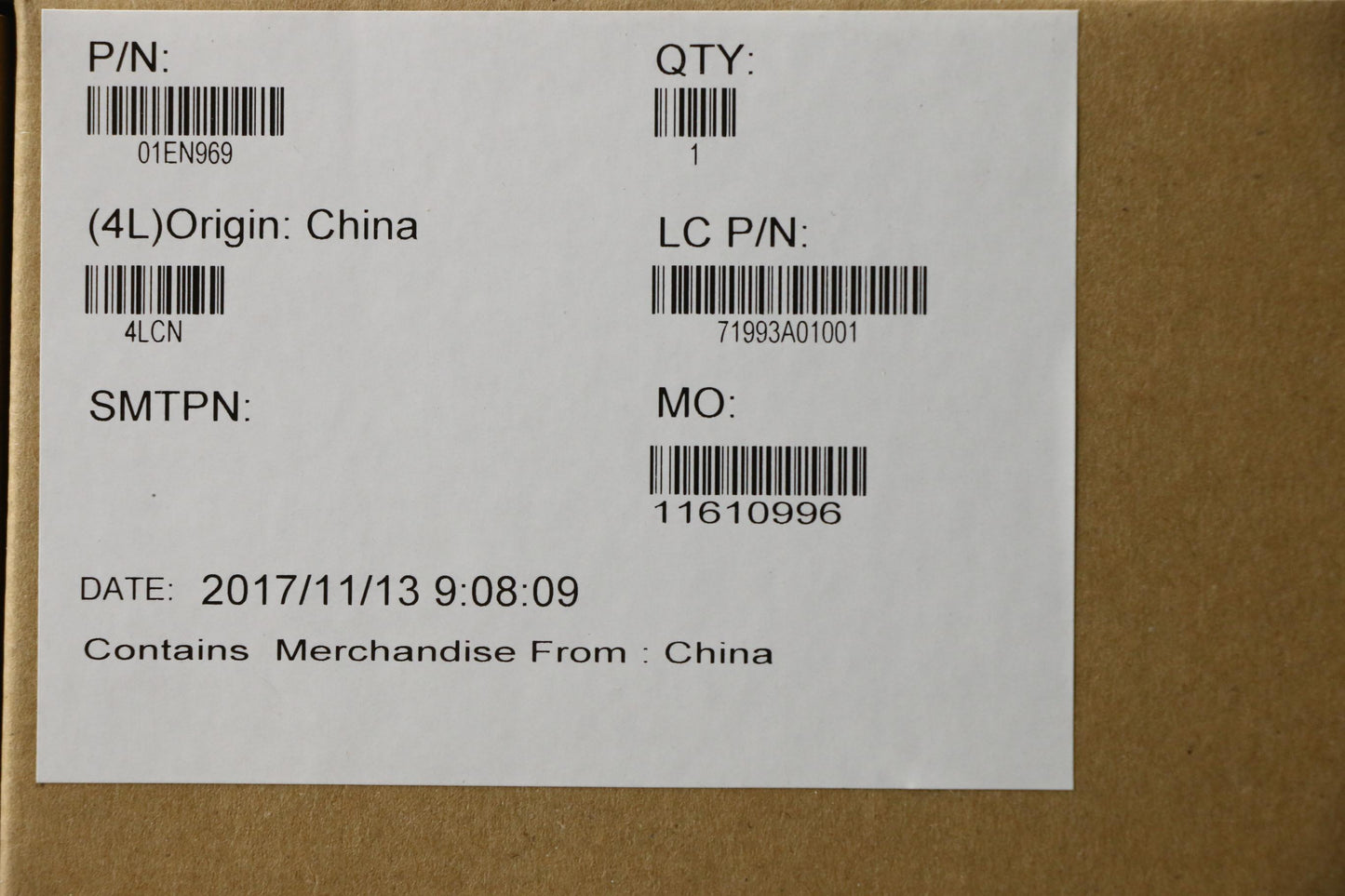 Lenovo Lcd Rear,Blk,Plastic,Touch - 01EN969