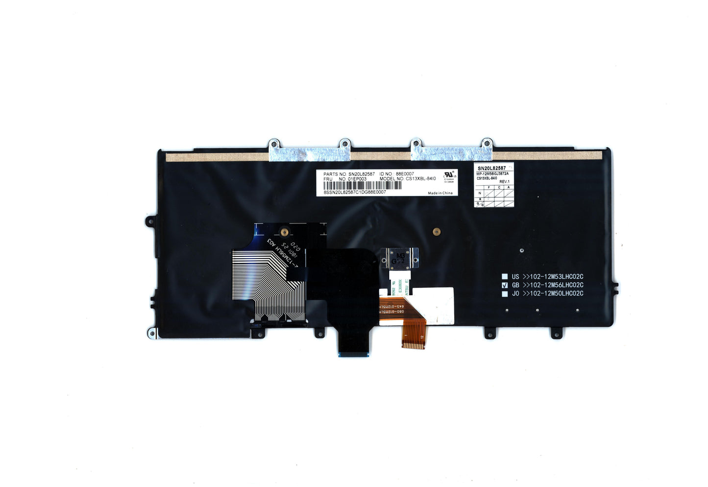 Lenovo Nb Keyboard Keyboard Bl Chy It - 01EP003