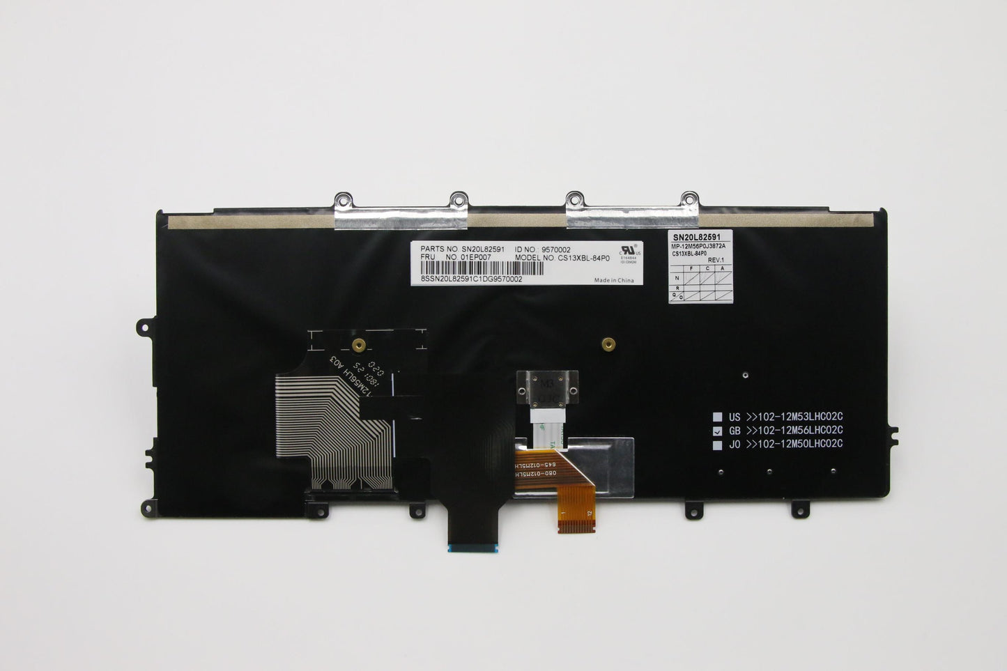 Lenovo Nb Keyboard Keyboard Bl Chy Po - 01EP007