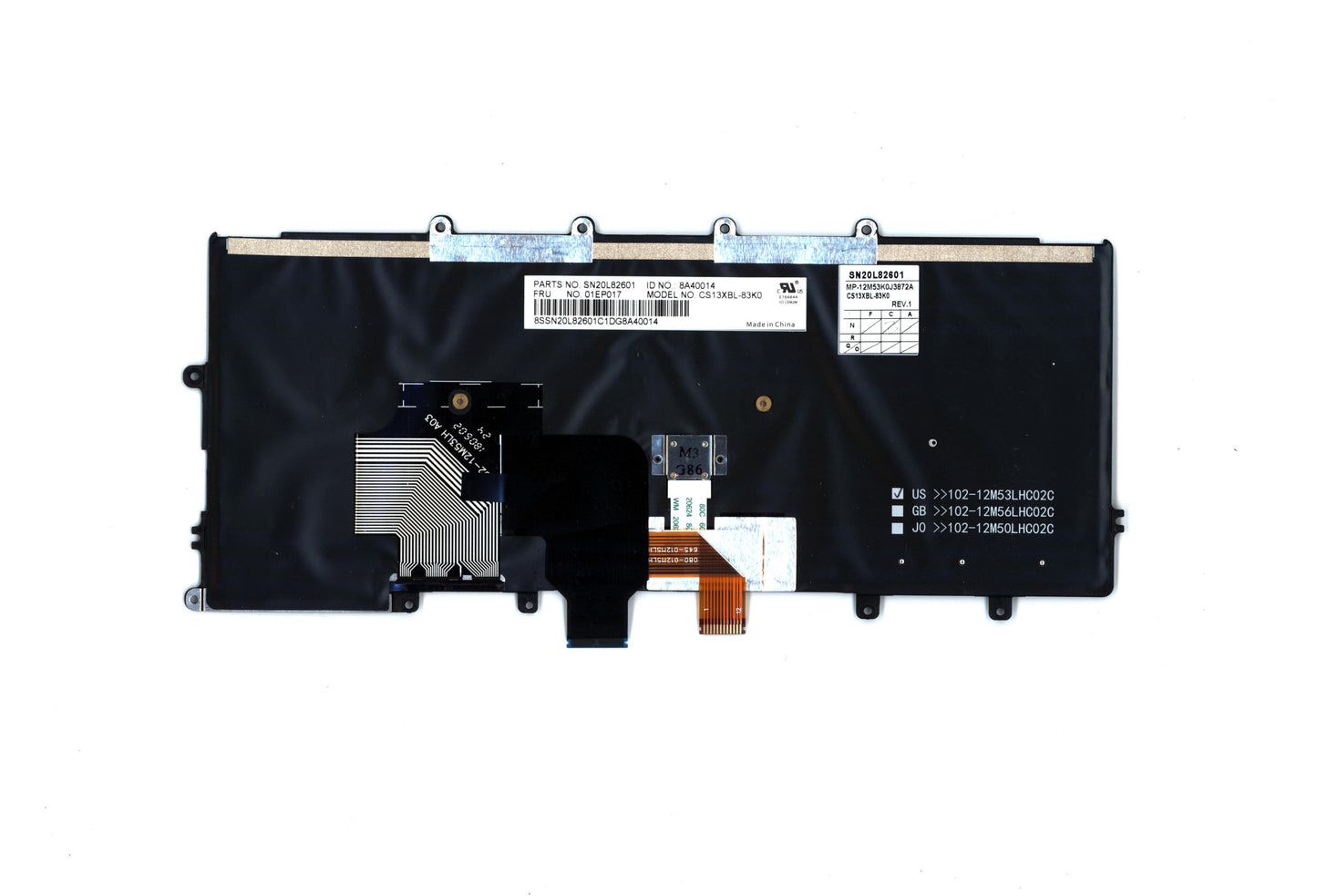 Lenovo Nb Keyboard Keyboard Bl Chy Ko - 01EP017