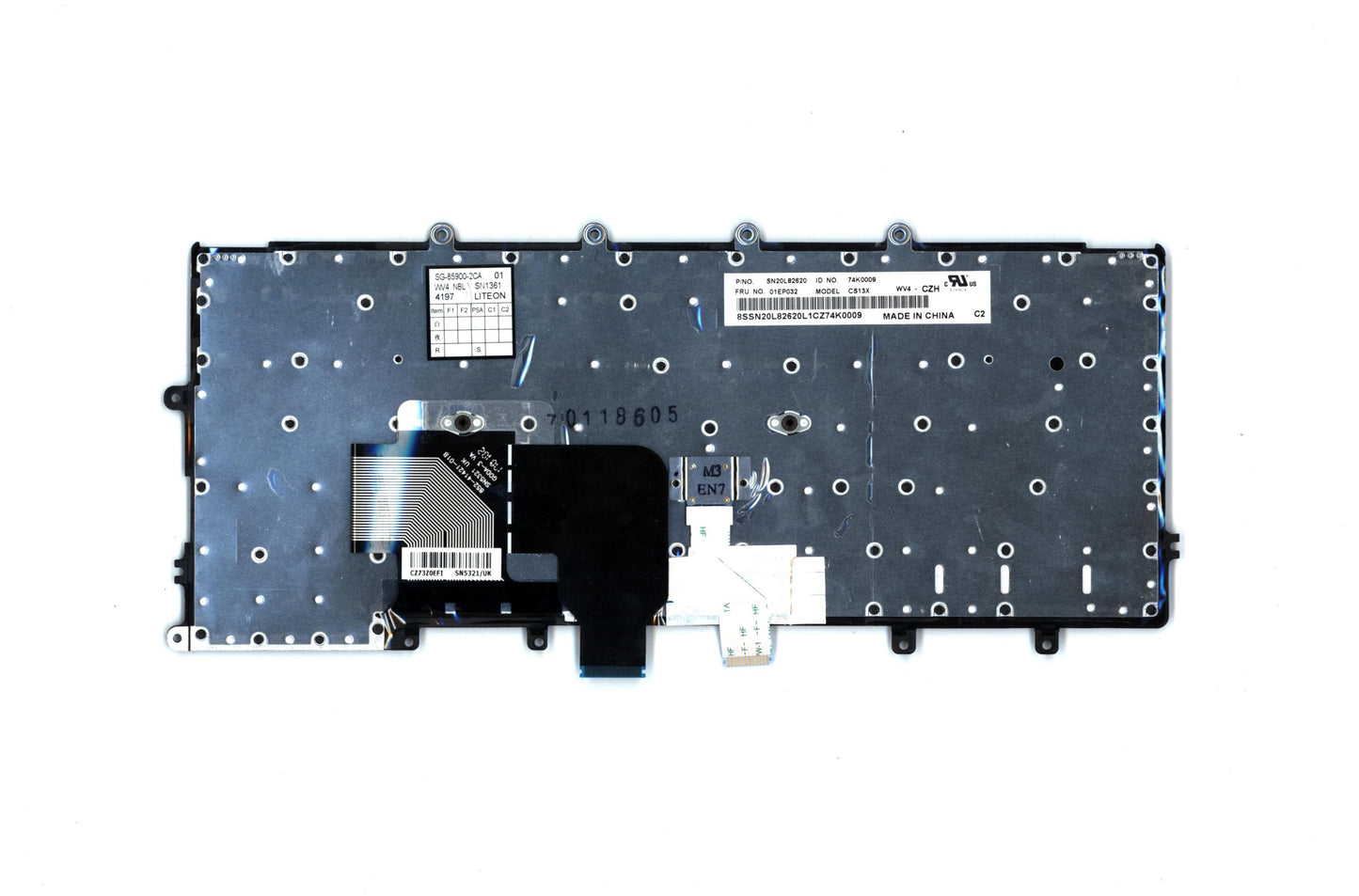 Lenovo Nb Keyboard Keyboard N/Bl Ltn - 01EP032