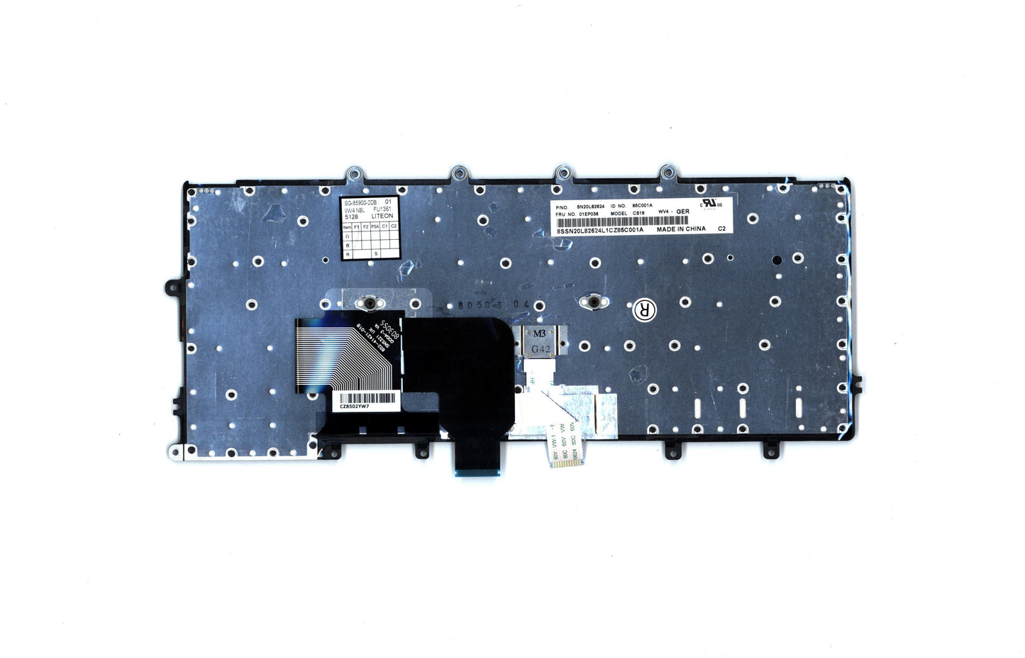 Lenovo Kbd N/Bl Ltn German - 01EP036