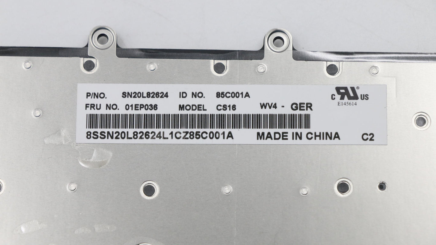 Lenovo Kbd N/Bl Ltn German - 01EP036