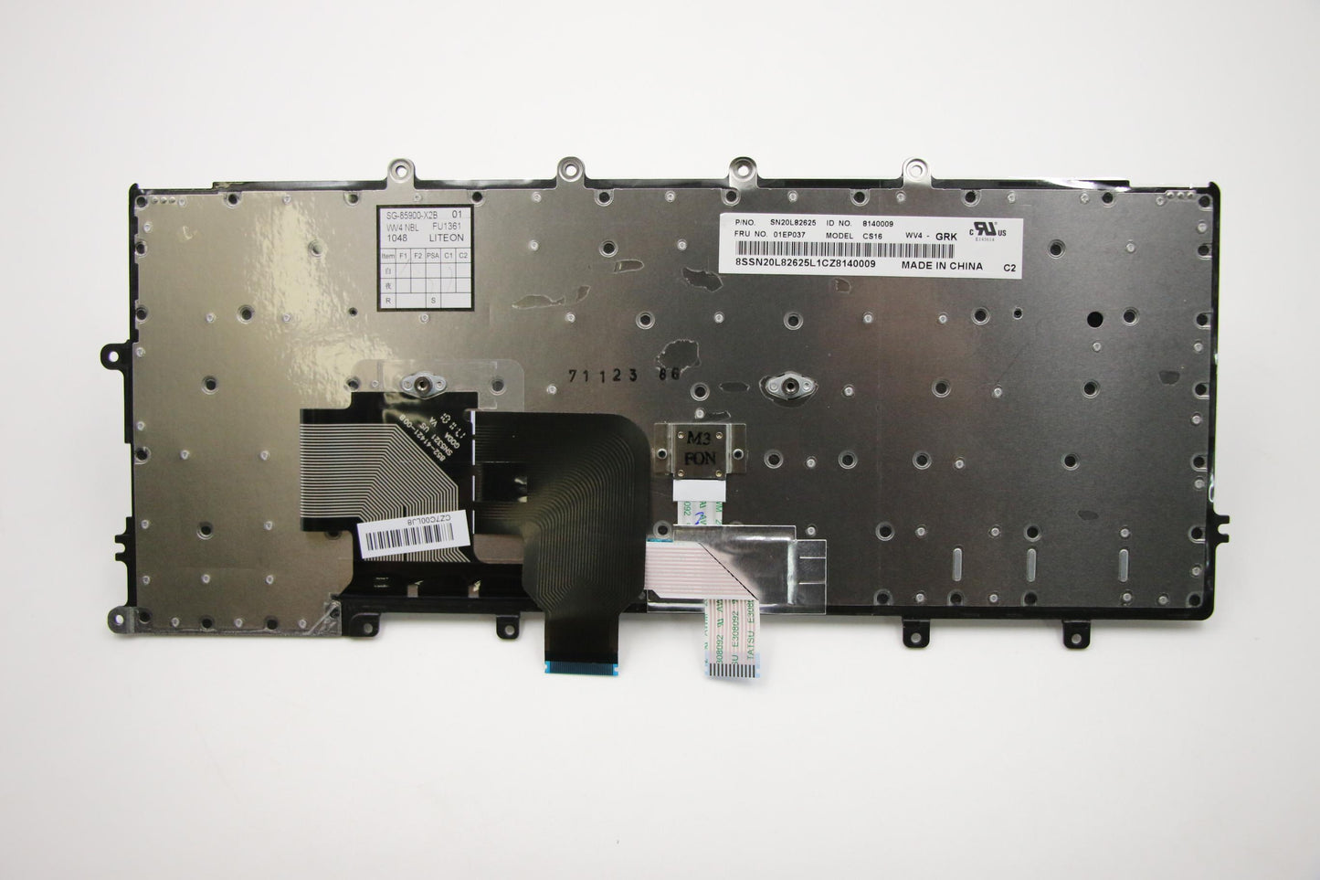 Lenovo Nb Keyboard Keyboard N/Bl Ltn - 01EP037